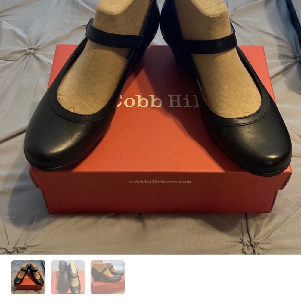 Cobb Hill Black Mary Janes